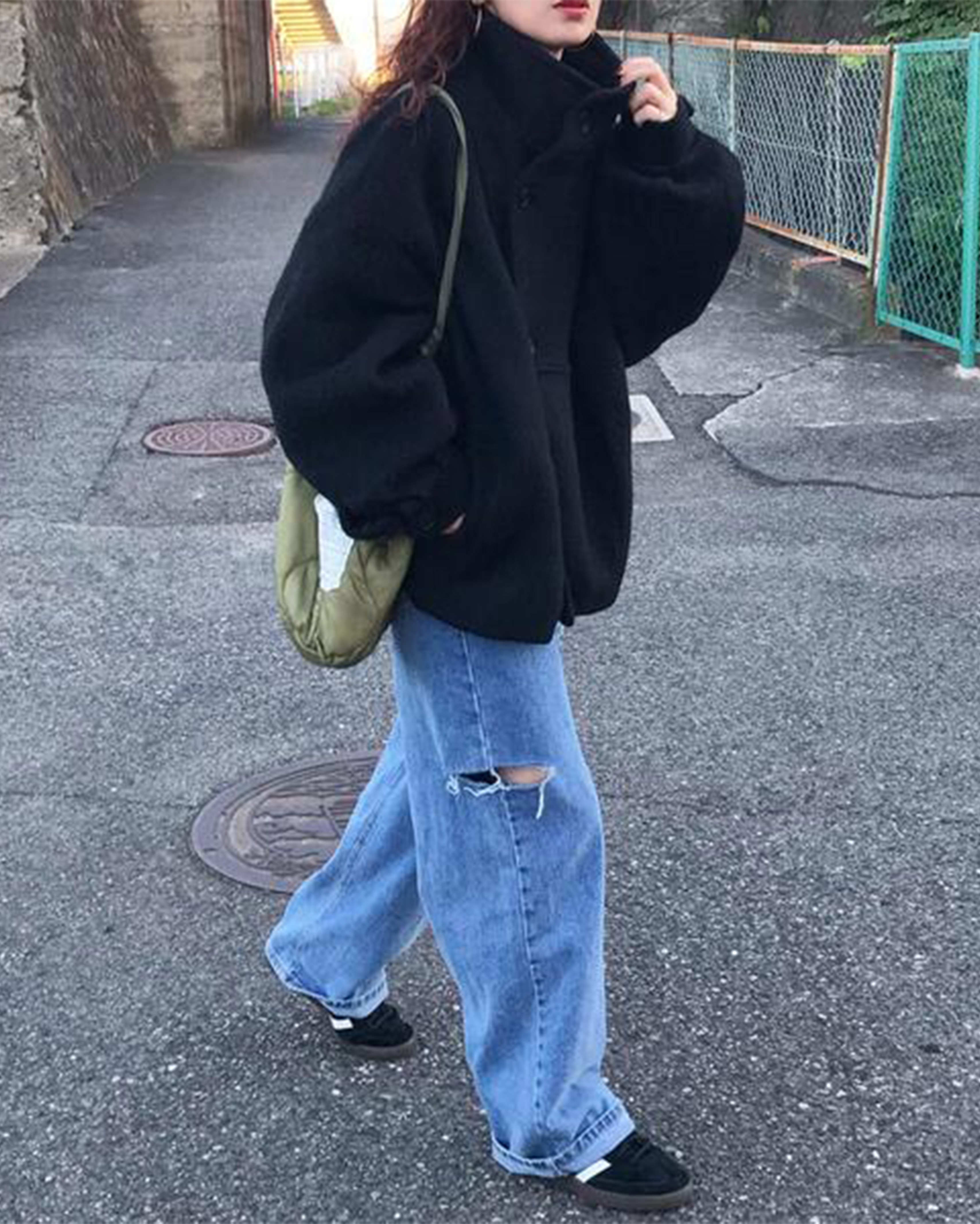 21回再販](ORIGINAL) モヘアライクハーフジャケット | ファッション