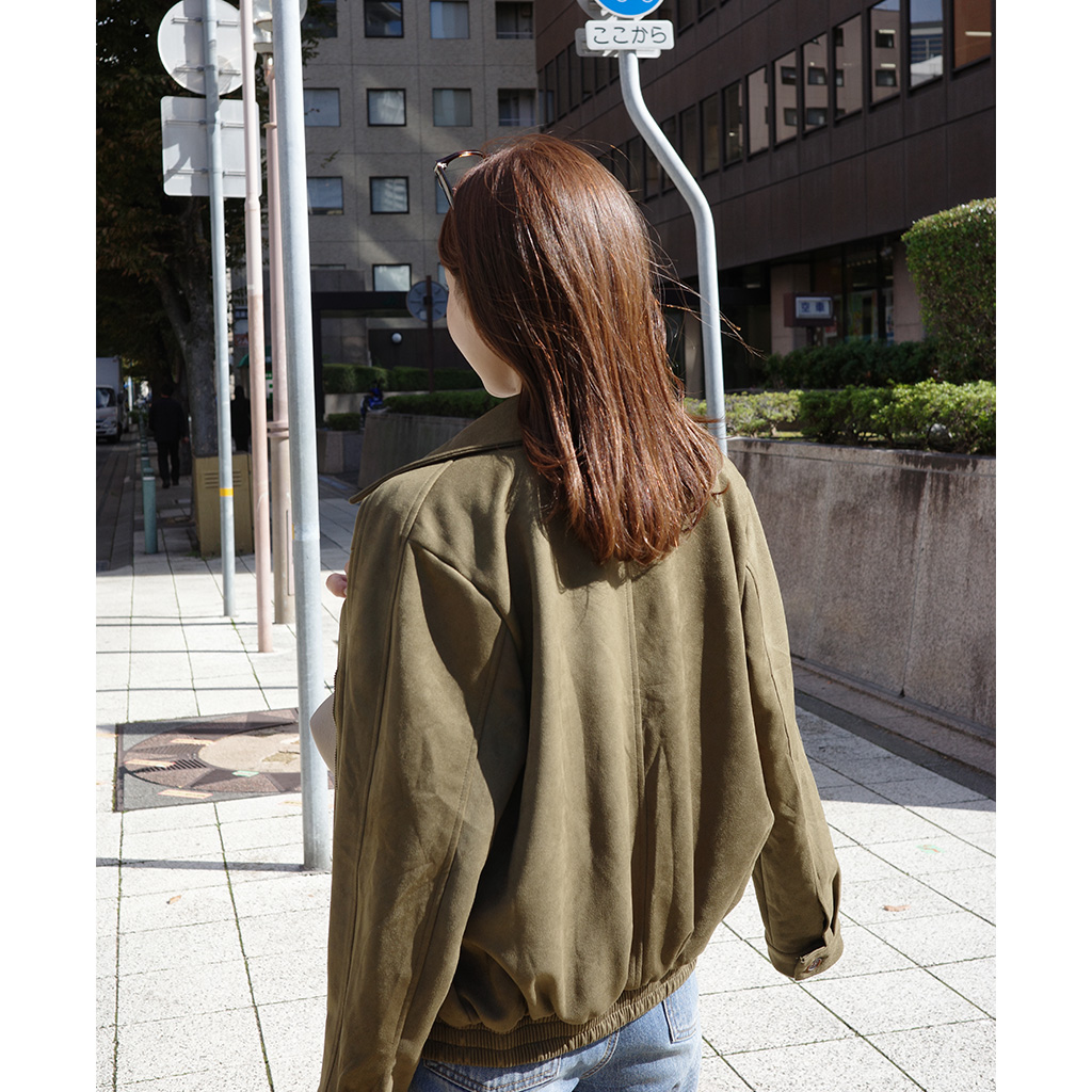 ルーズスウェードジャケット | ファッション通販サイト NUGU