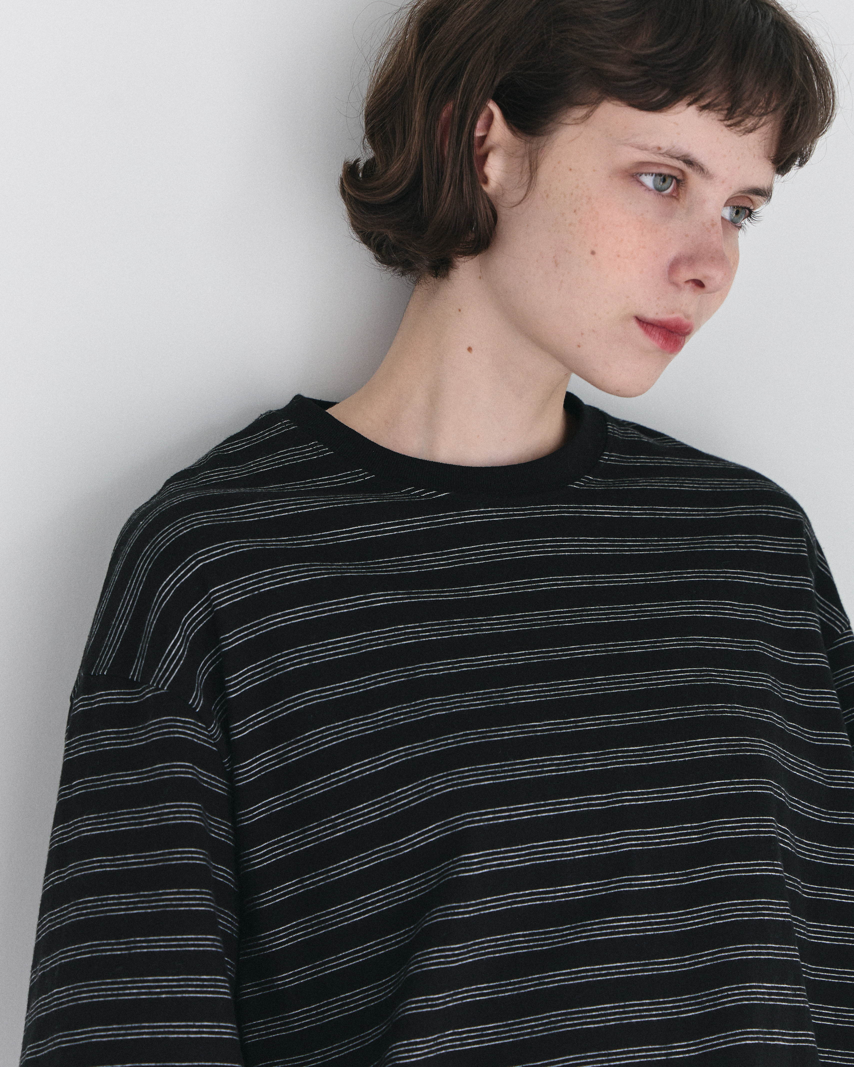 ORIGINAL) ボーダーレイヤードロンT (black) | ファッション通販サイト