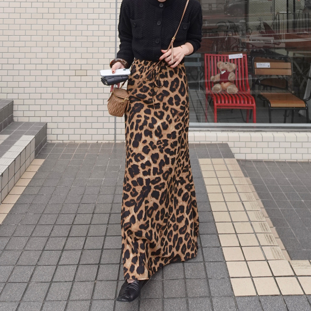 レオパードロングスカート | ファッション通販サイト NUGU