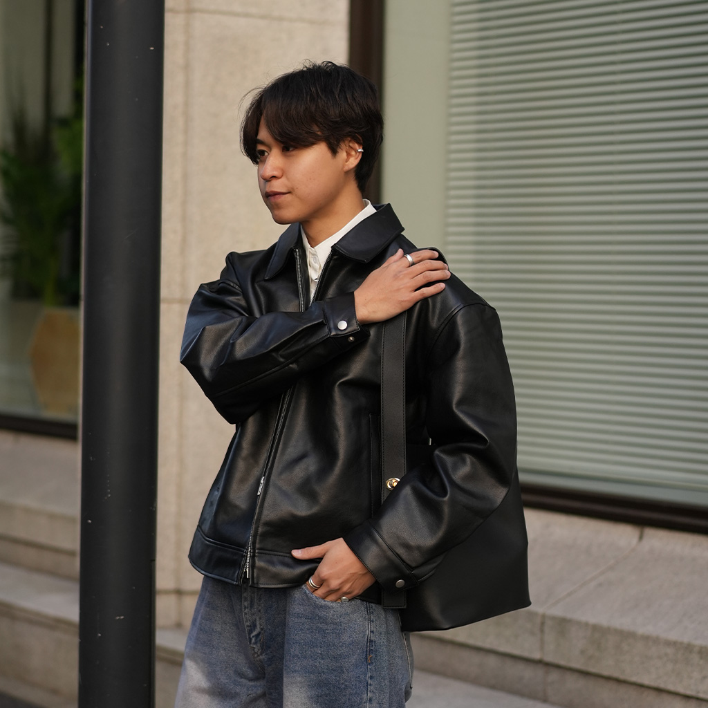 ダブルジップレザージャケット | ファッション通販サイト NUGU