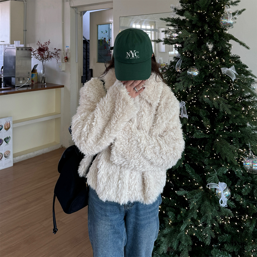 累計販売3,000枚]ボアセミクロップドファージャケット | ファッション