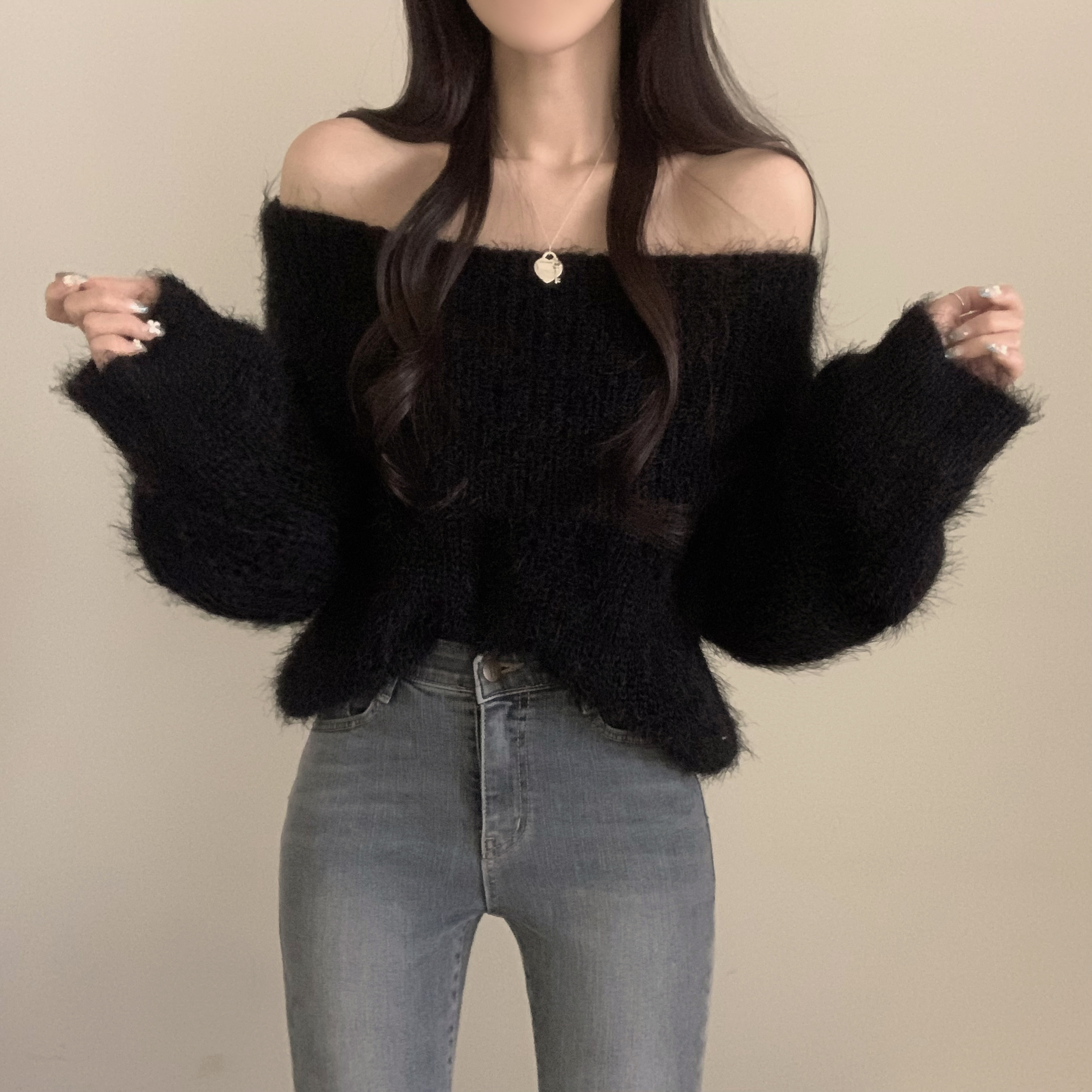 ブルマリン リアルファー襟ニット 【公式通販】