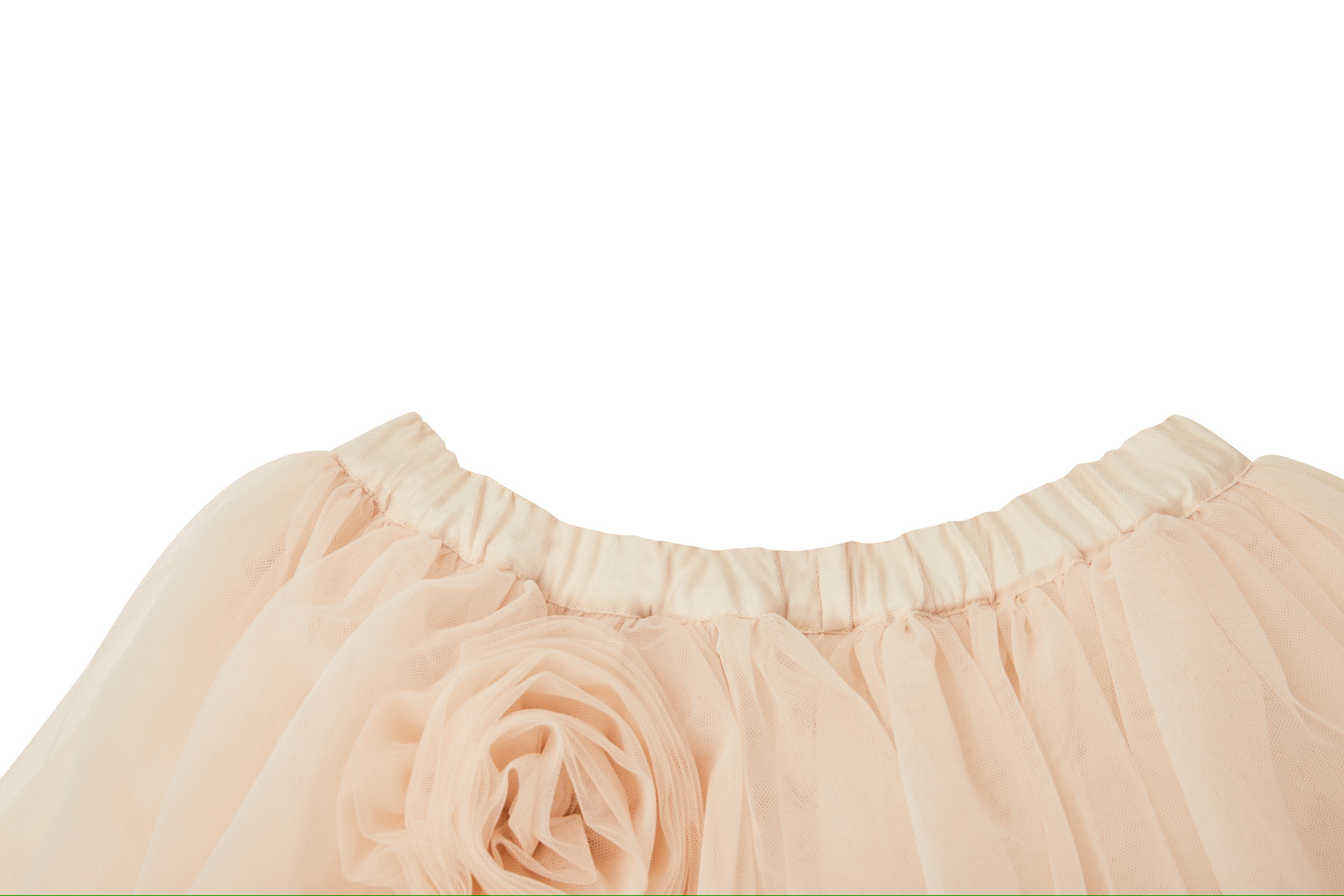 Rose motif ribbon tulle skirt(mini) | ファッション通販サイト NUGU