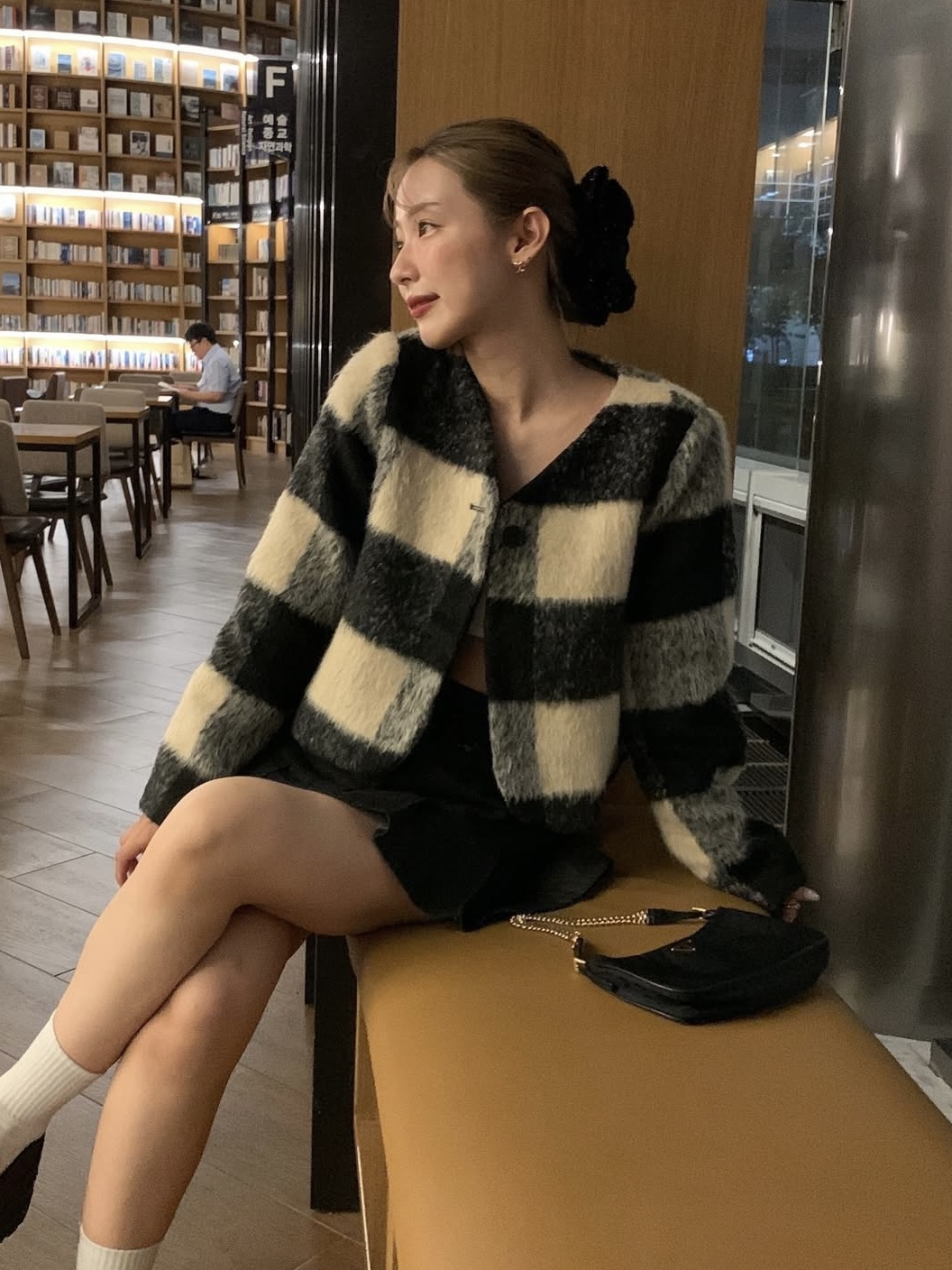 Chloé チェック柄 クロップドジャケット 累計販売3,000枚]チェック