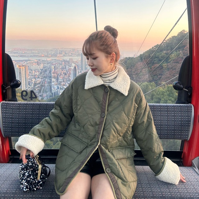 キルティングボアジャケット | ファッション通販サイト NUGU