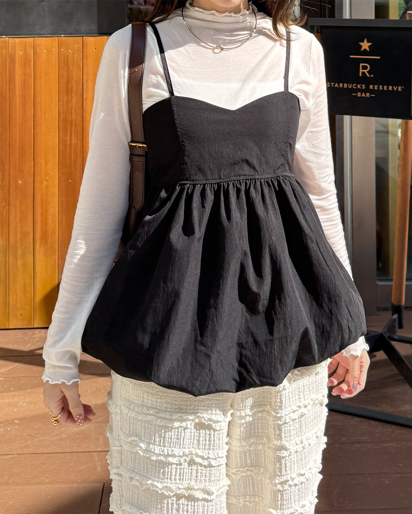 バルーンフレアビスチェ | ファッション通販サイト NUGU