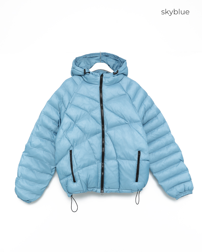 クロスキルティングダウンジャケット | ファッション通販サイト NUGU