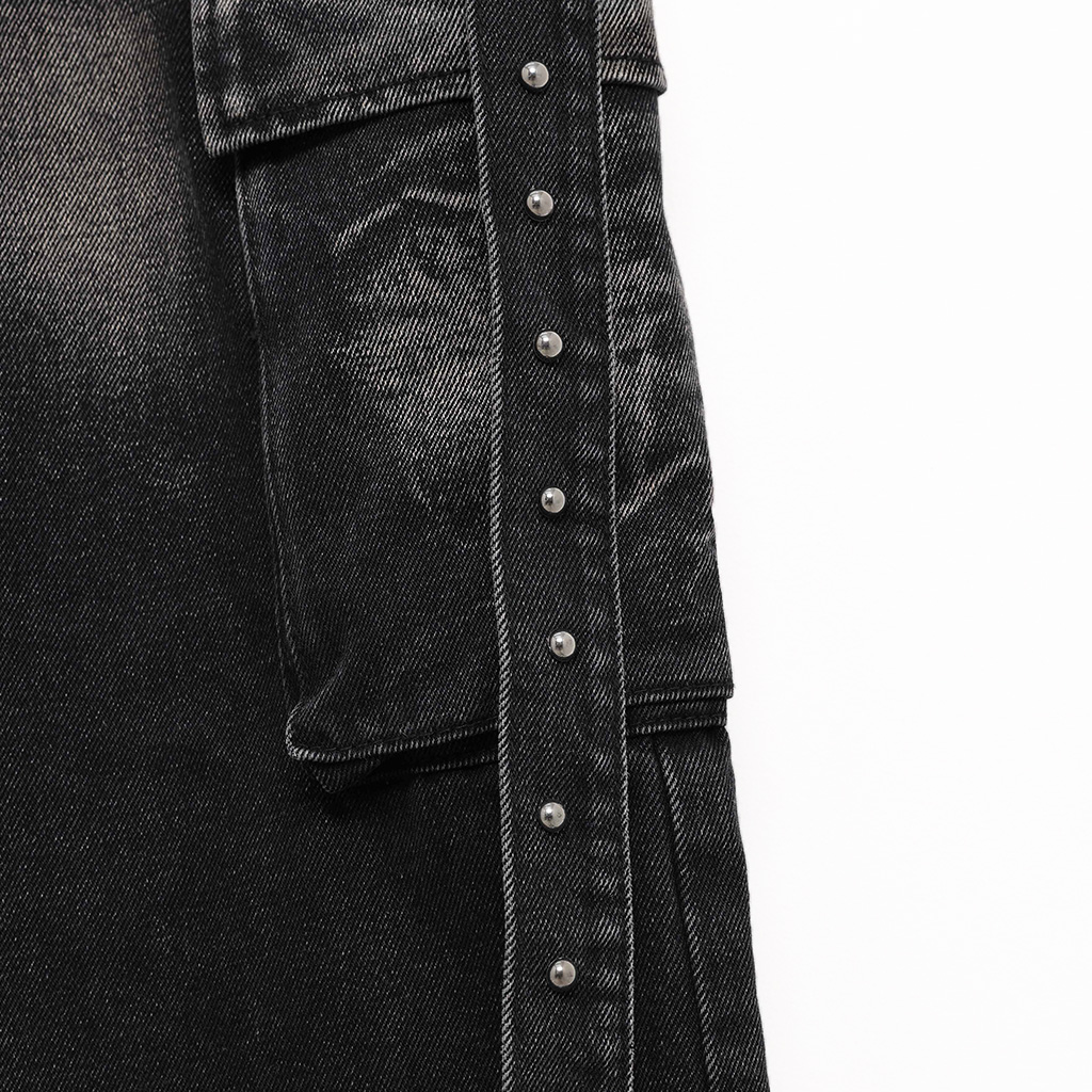 ワイドウォッシュカーゴデニムパンツ | ファッション通販サイト NUGU