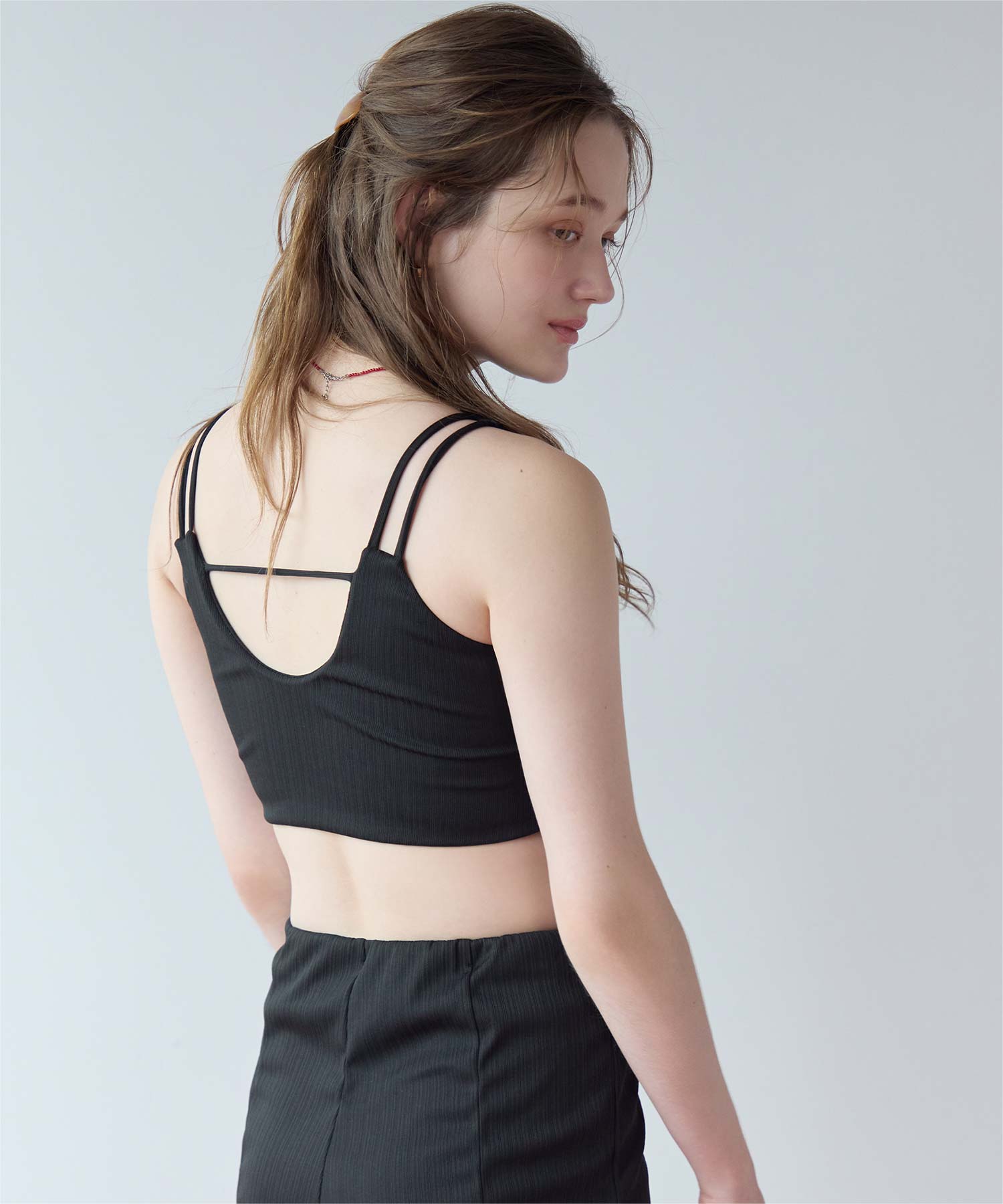 3点セット/ダブルストラップビキニ×ショートパンツ/水着