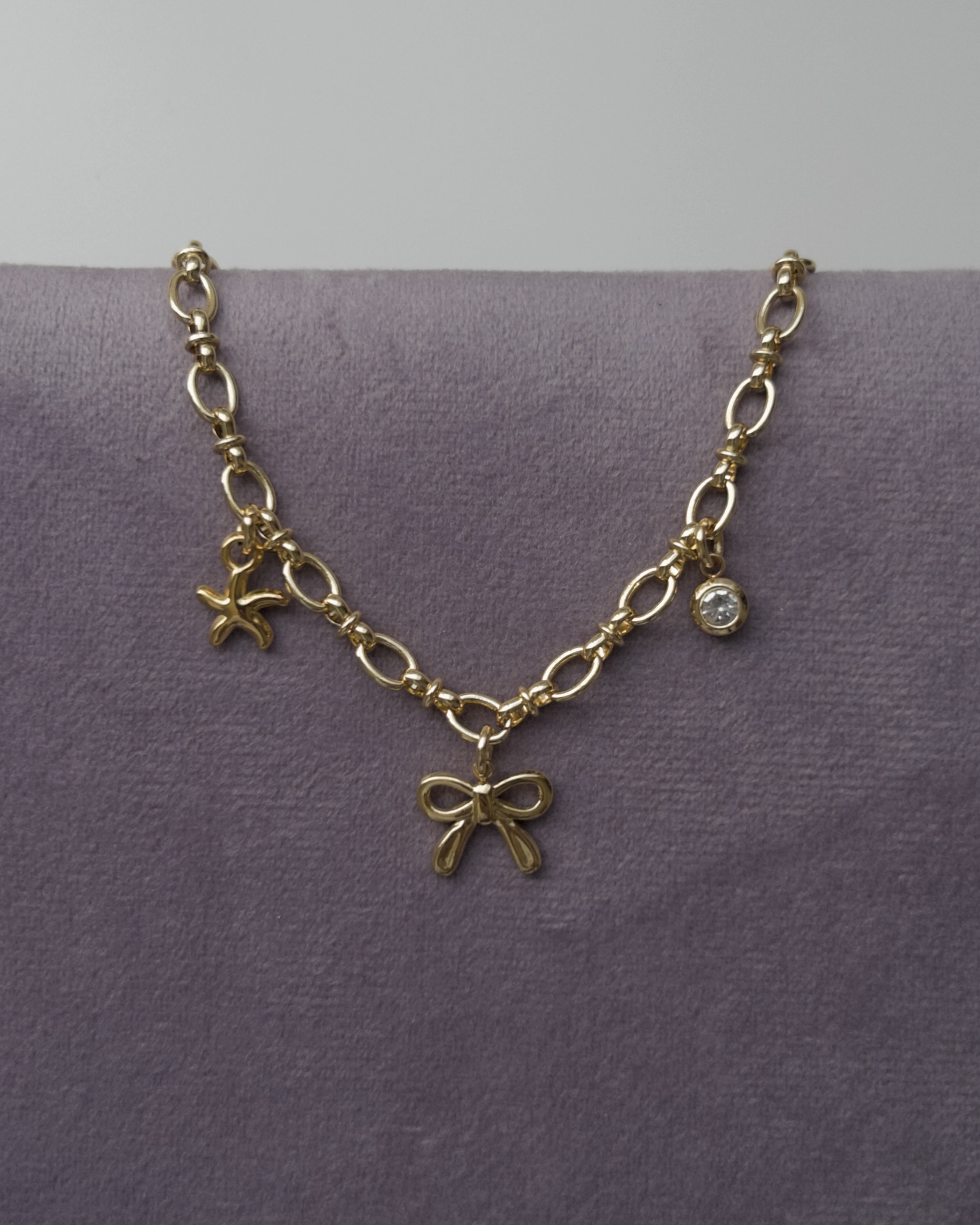 18kgp ゴールド リボンネックレス | ファッション通販サイト NUGU