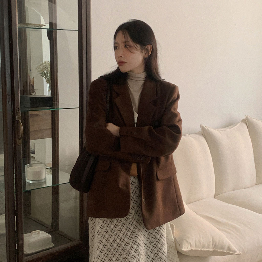 ブラウンウールジャケット | ファッション通販サイト NUGU