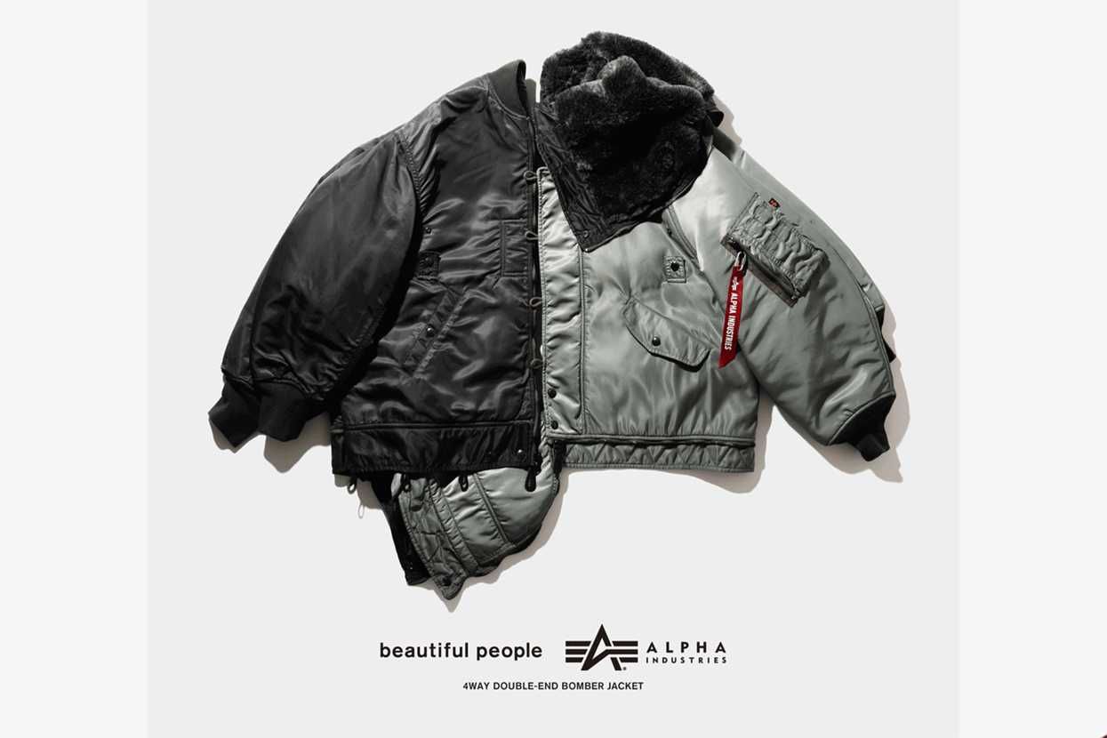予約受付中｜ beautiful people × ALPHA INDUSTRIES 4WAY double-end