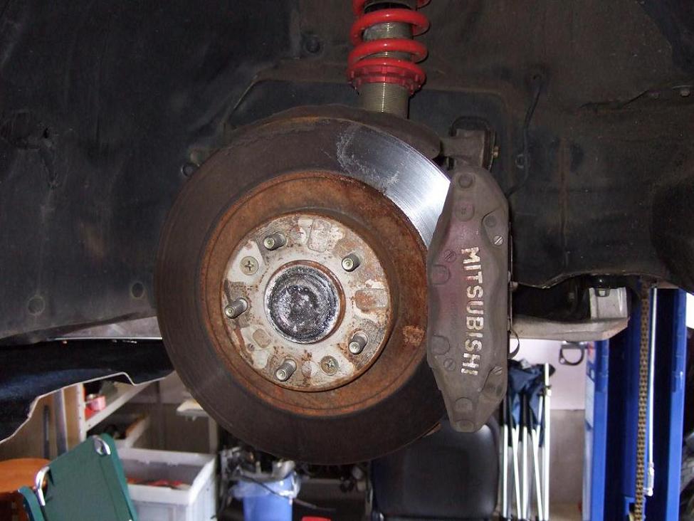 フロントブレーキローター交換＆キャリパー交換（マツダ RX-7）by がっ