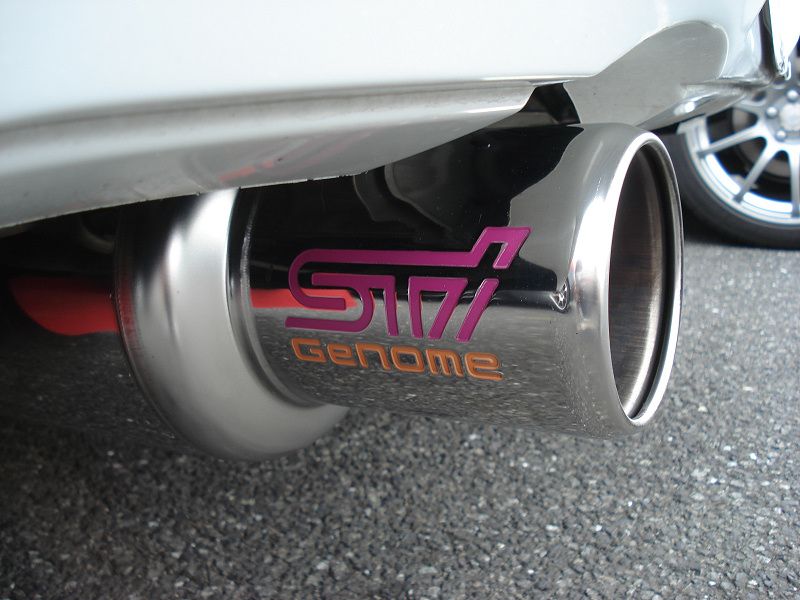 STI Genome マフラー のパーツレビュー | インプレッサ(ゆきうさ