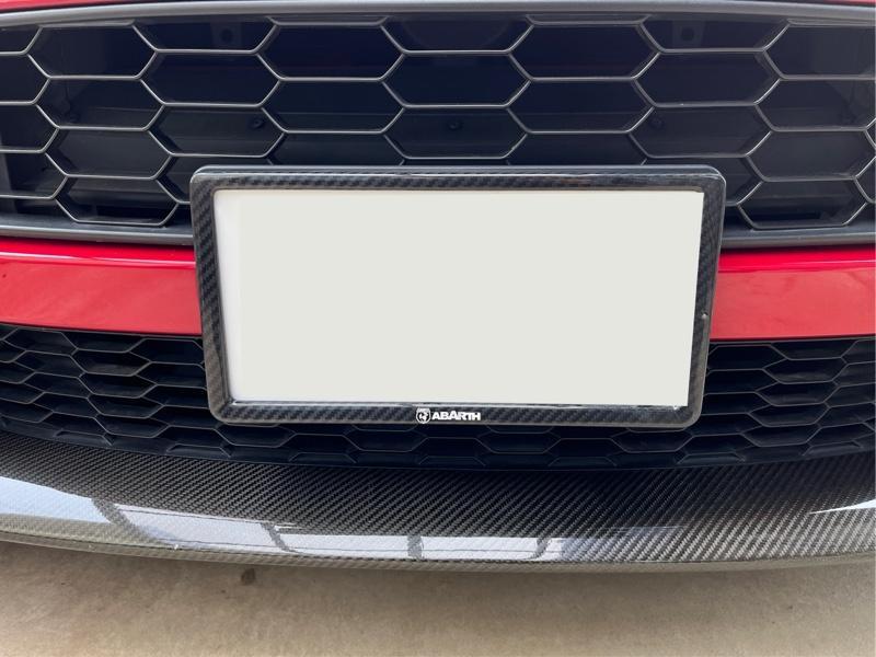 TRD GRカーボンナンバーフレーム のパーツレビュー | 124スパイダー