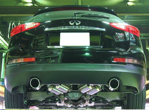 スカイラインクロスオーバー PFSブリッジループサウンドマフラー（日産