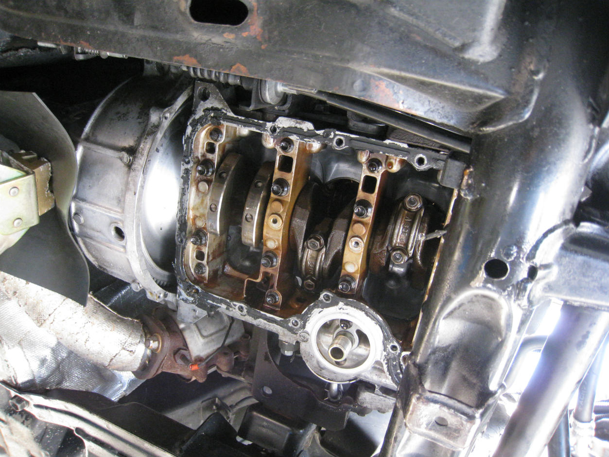 カプチーノシリンダーブロックオイルパン