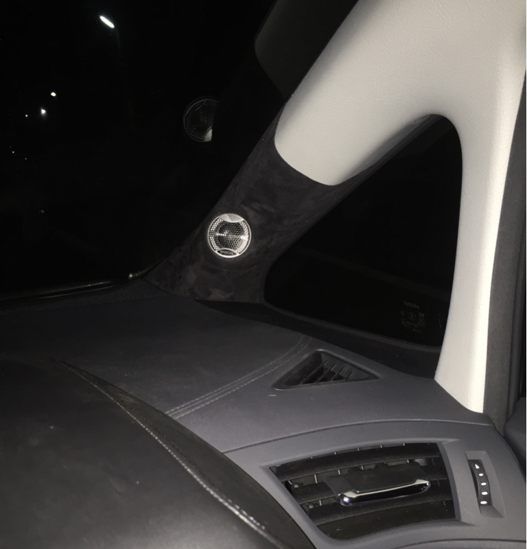 Aピラーにツイーター埋め込み（トヨタ ヴェルファイア・30系）by ysk