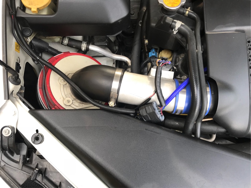 レガシィ BP エアクリ 真夏に向けて剥き出し→純正交換（スバル