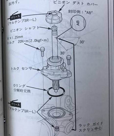 ステアリングトルクセンサー交換（ホンダ S2000・AP）by ジュウシマツ