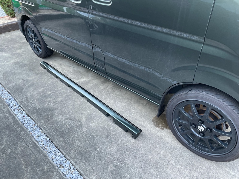 ワゴン用サイドステップ取り付け（スズキ エブリイ・DA17）by iwan-B