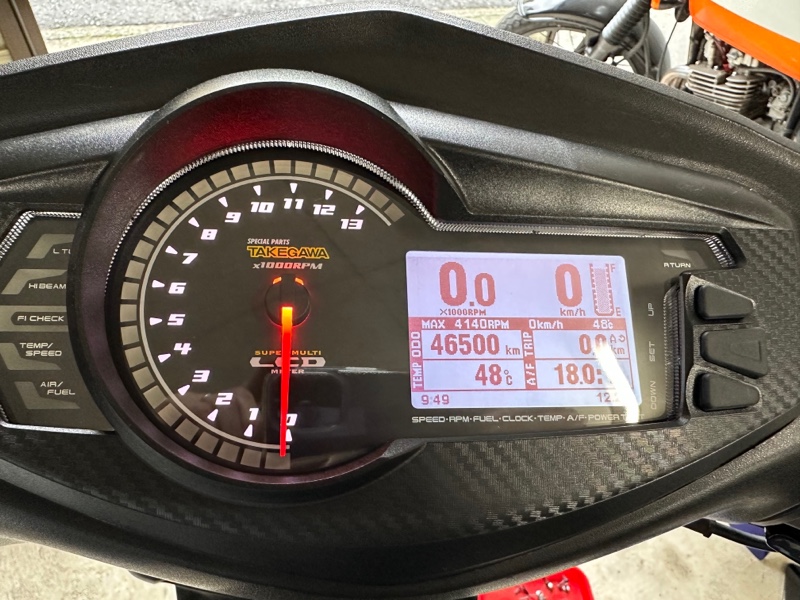 4型シグナス タケガワメーター取り付け（ヤマハ シグナスX SR）by