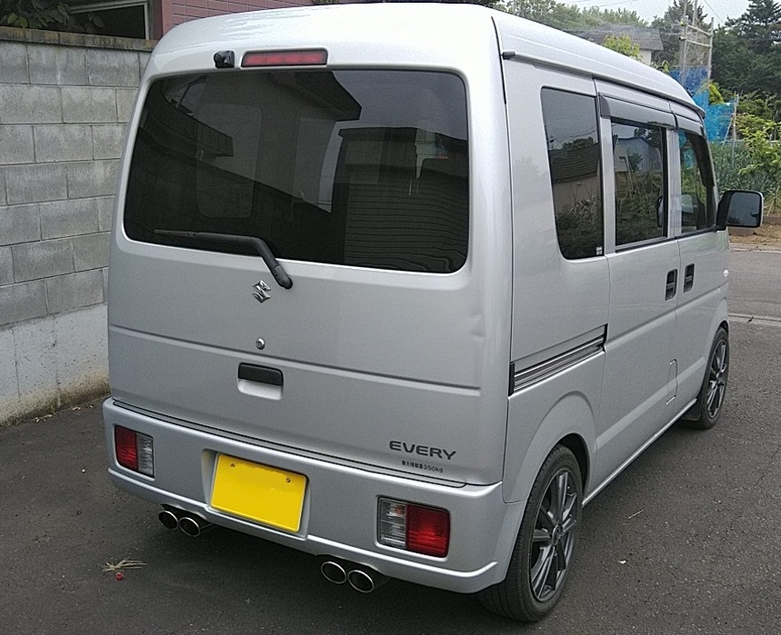 BE FREE 4本だしマフラーに交換（スズキ エブリイ・DA64）by kun.f