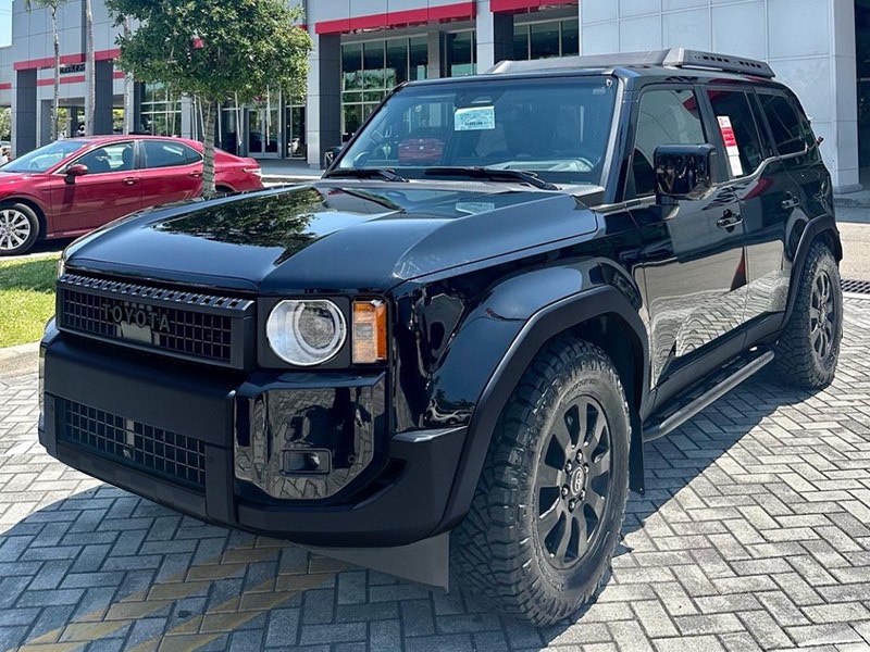 ランドクルーザー 250 マットブラック塗装 モール グリル ガーニッシュ