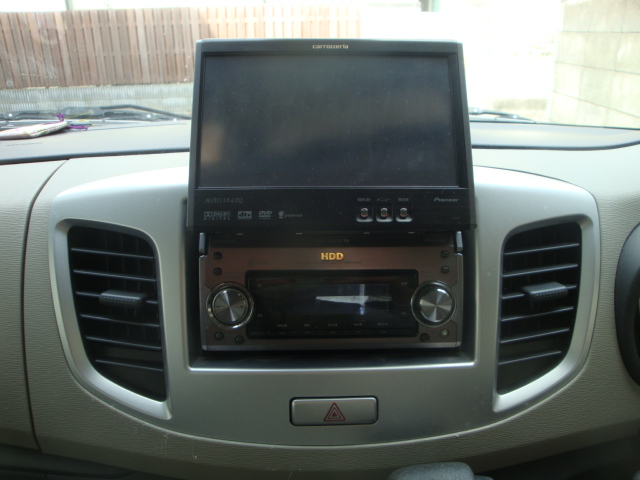 ワゴンR（MH34S）トヨタ純正ナビ（NHZT-W58）に取替（スズキ ワゴンR