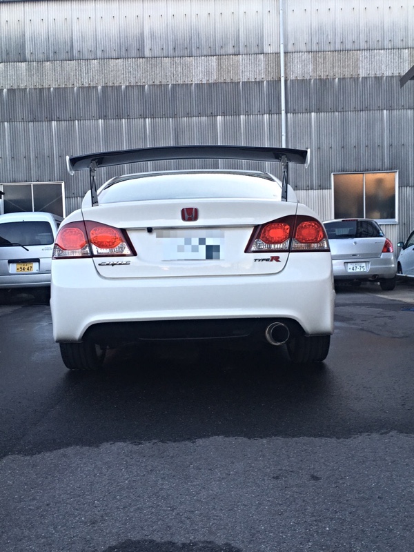 MUGEN / 無限 Rear Wing のパーツレビュー | シビックタイプR(とらお