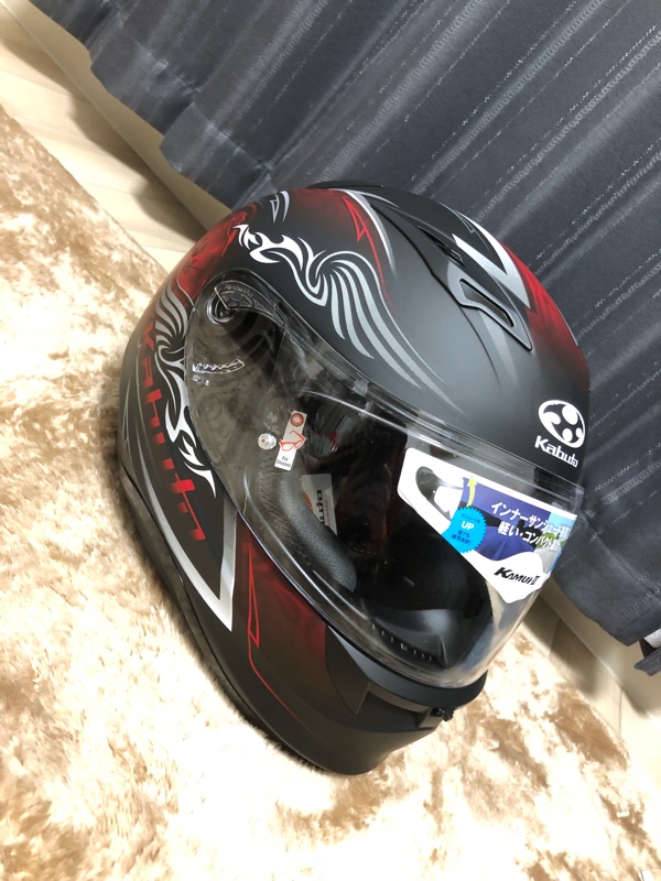 OGK Kabuto/ KAMUI-Ⅱ(カムイ-Ⅱ) BLAZE(RED) のパーツレビュー | NMAX