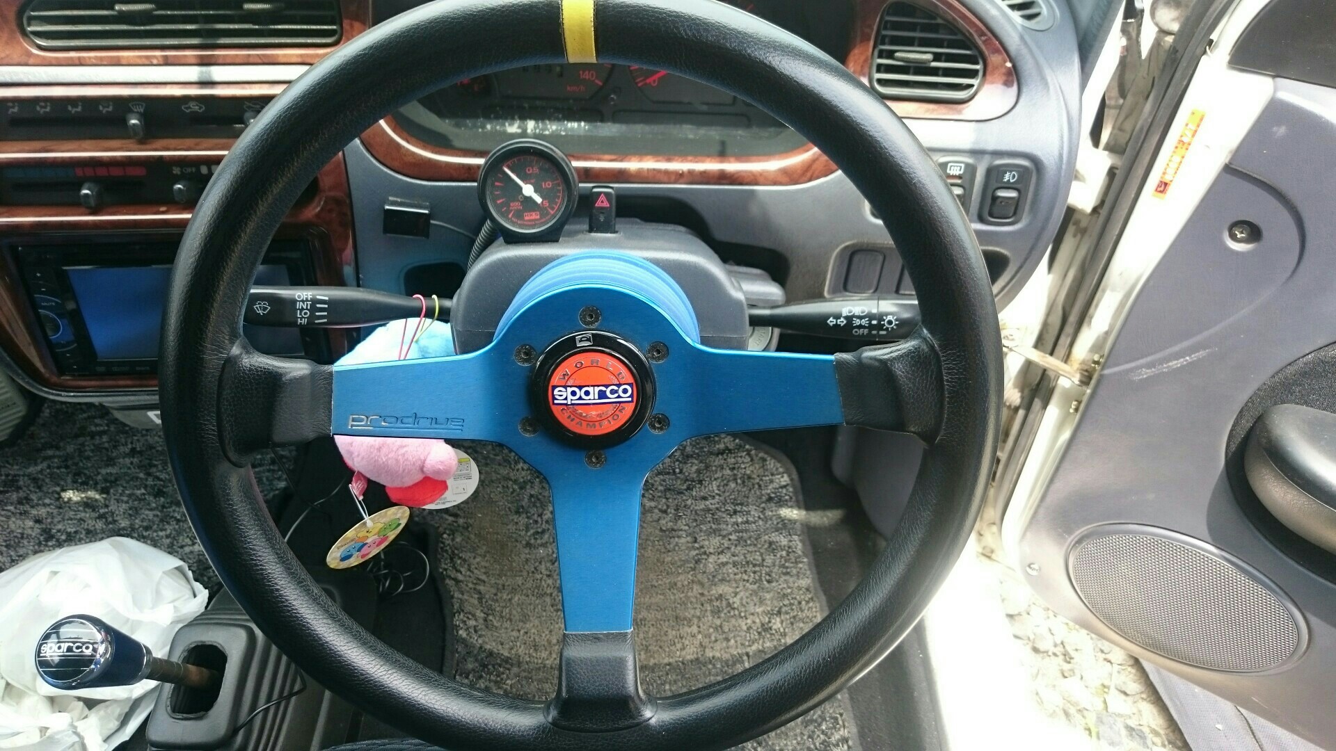 Prodrive ステアリング(sparco?) のパーツレビュー | ミラ(べえさん