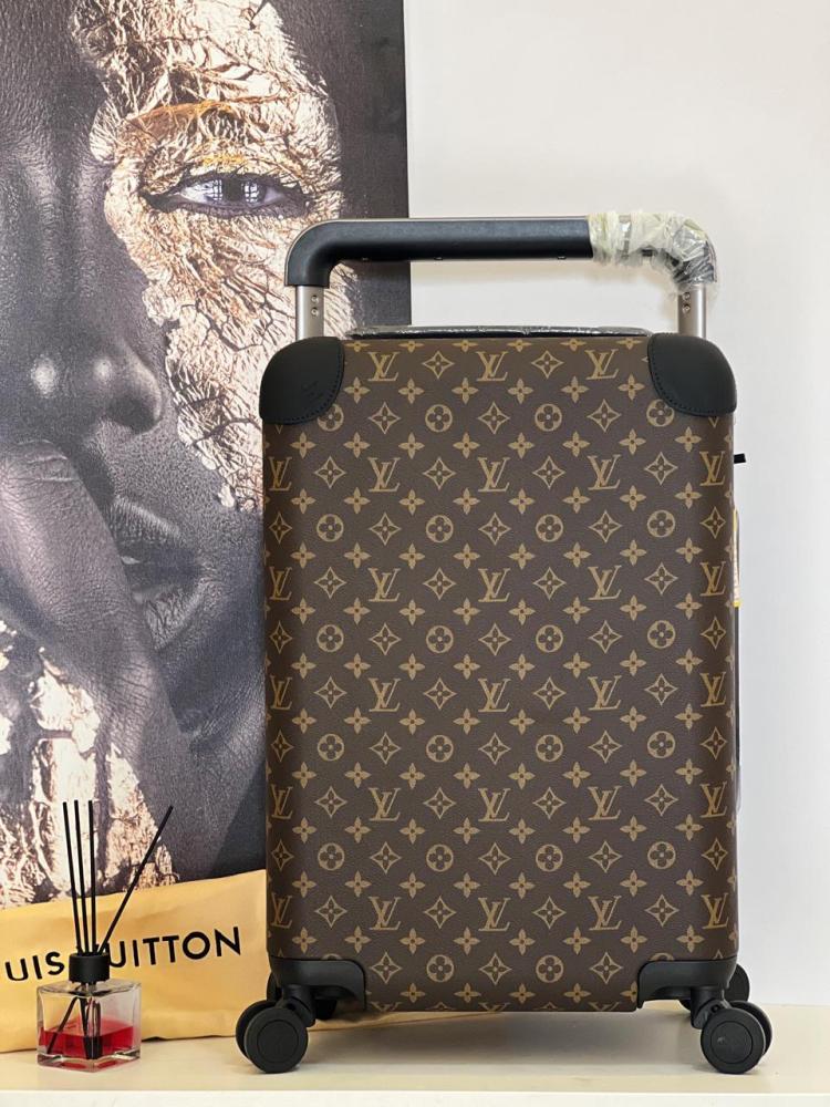 Louis Vuitton Monogram Travel Bag Brown with Black - E-SEVEN STORE