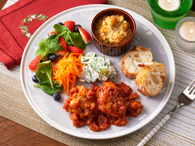 クリスマスプレート｜レシピ｜エスビー食品株式会社