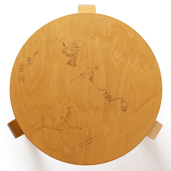 Artek + Moomin (アルテック＋ムーミン) Stool 60 Celebration | Artek