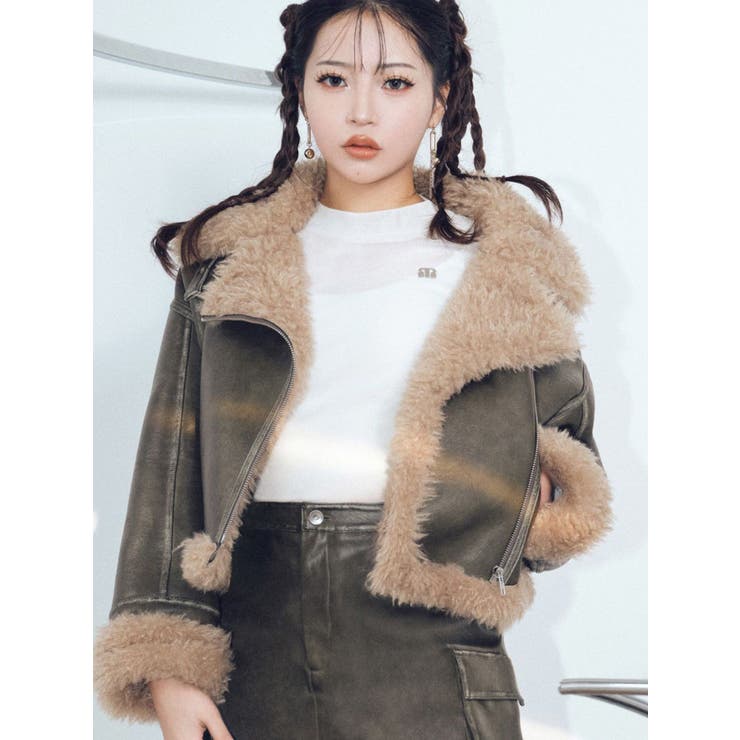 ヴィンテージライクショートフェイクムートン[品番：MKSW0060527