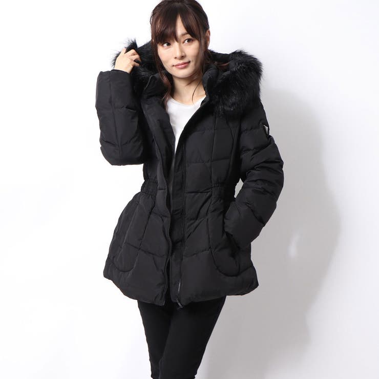 GUESS] FUR HOODED DOWN JACKET[品番：GUEW0004191]｜GUESS【WOMEN