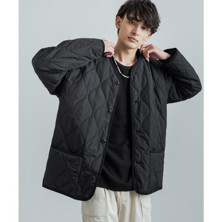 キルティングジャケット ライナーコート メンズ[品番：OE000006310