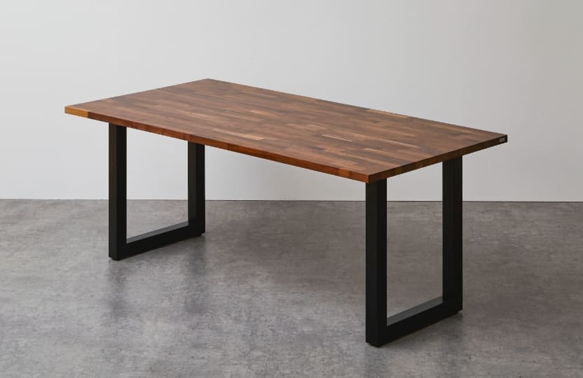 1cm単位でサイズオーダー可】ウォールナット 無垢材 ダイニング