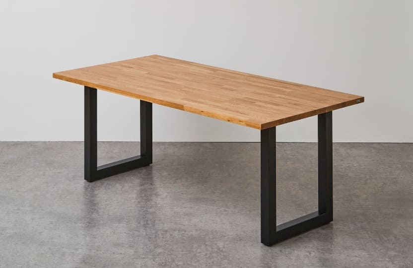 こーん ハンドメイド 無垢材 ダイニングテーブル 北欧デンマーク