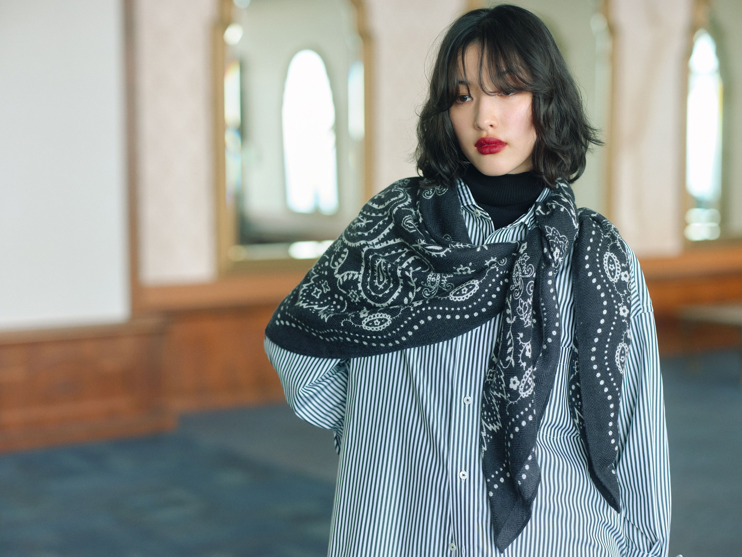 数量限定・先行販売】人気ウールシルクストールが今季も再登場