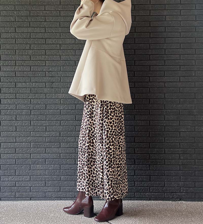 大人の女性のために作ったきれいめパーカー（グレージュ） | マリコローレ