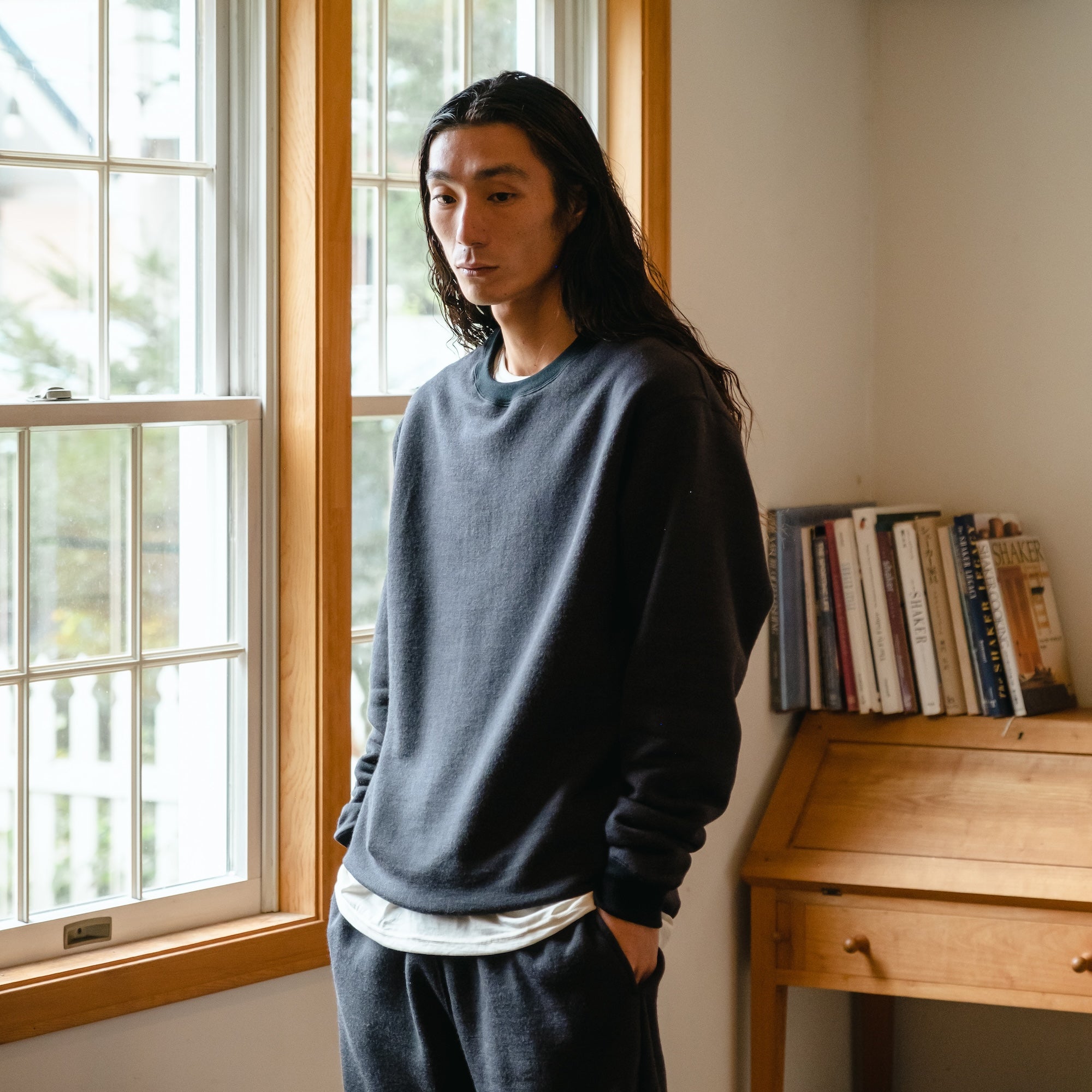 FLUFFY WOOL SWEAT – HERENESS.jp