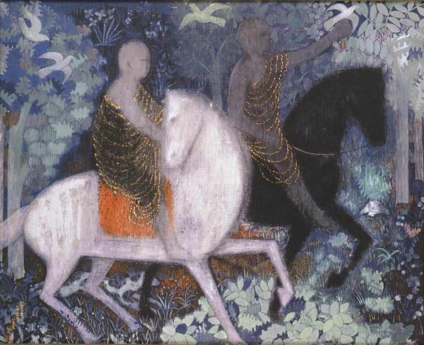 本格復刻画 日本画 絲綢之路天空（しちゅうのみちてんくう）平山郁夫