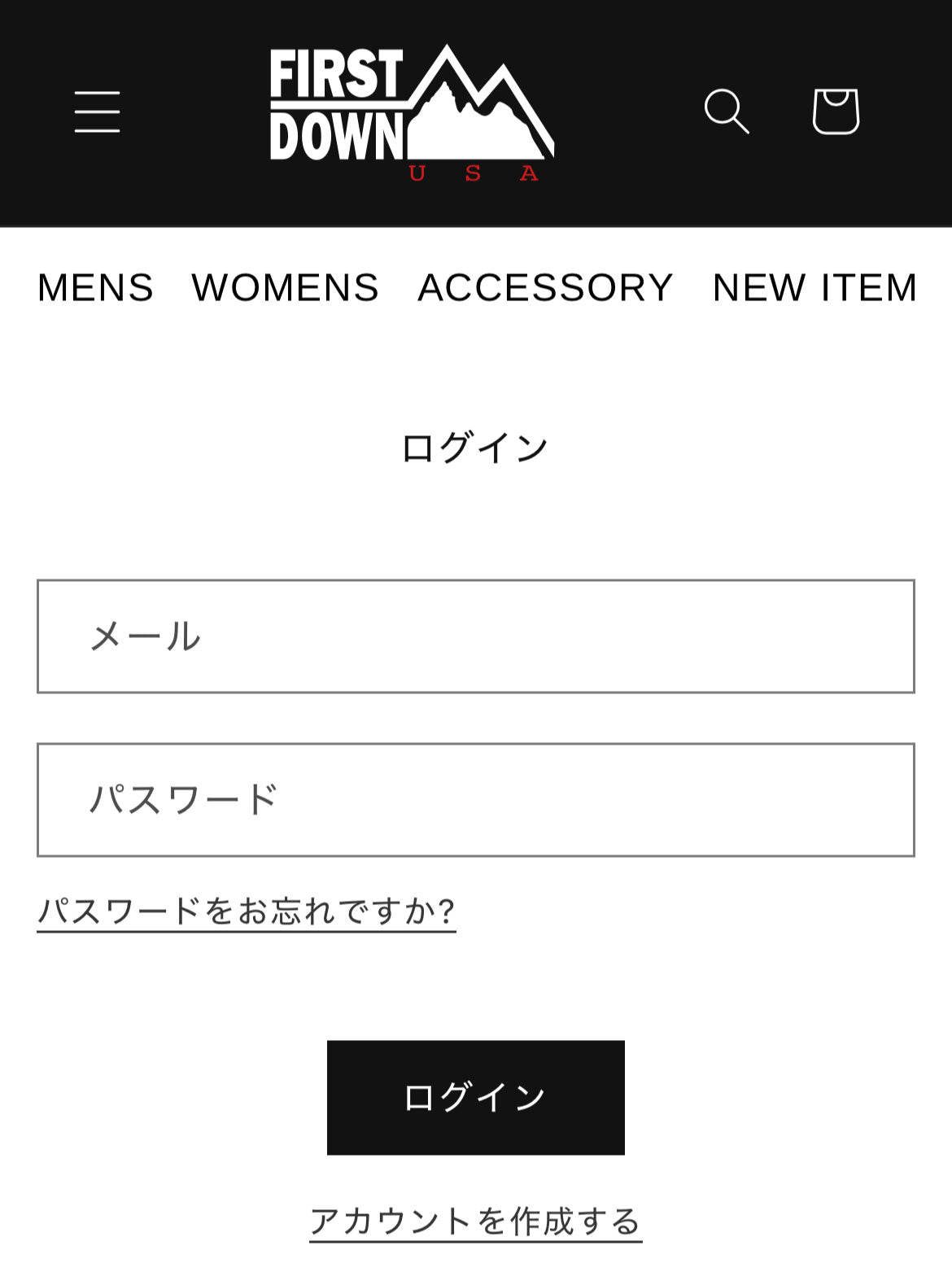 アカウント連携 – MIZUJIN WEBSHOP