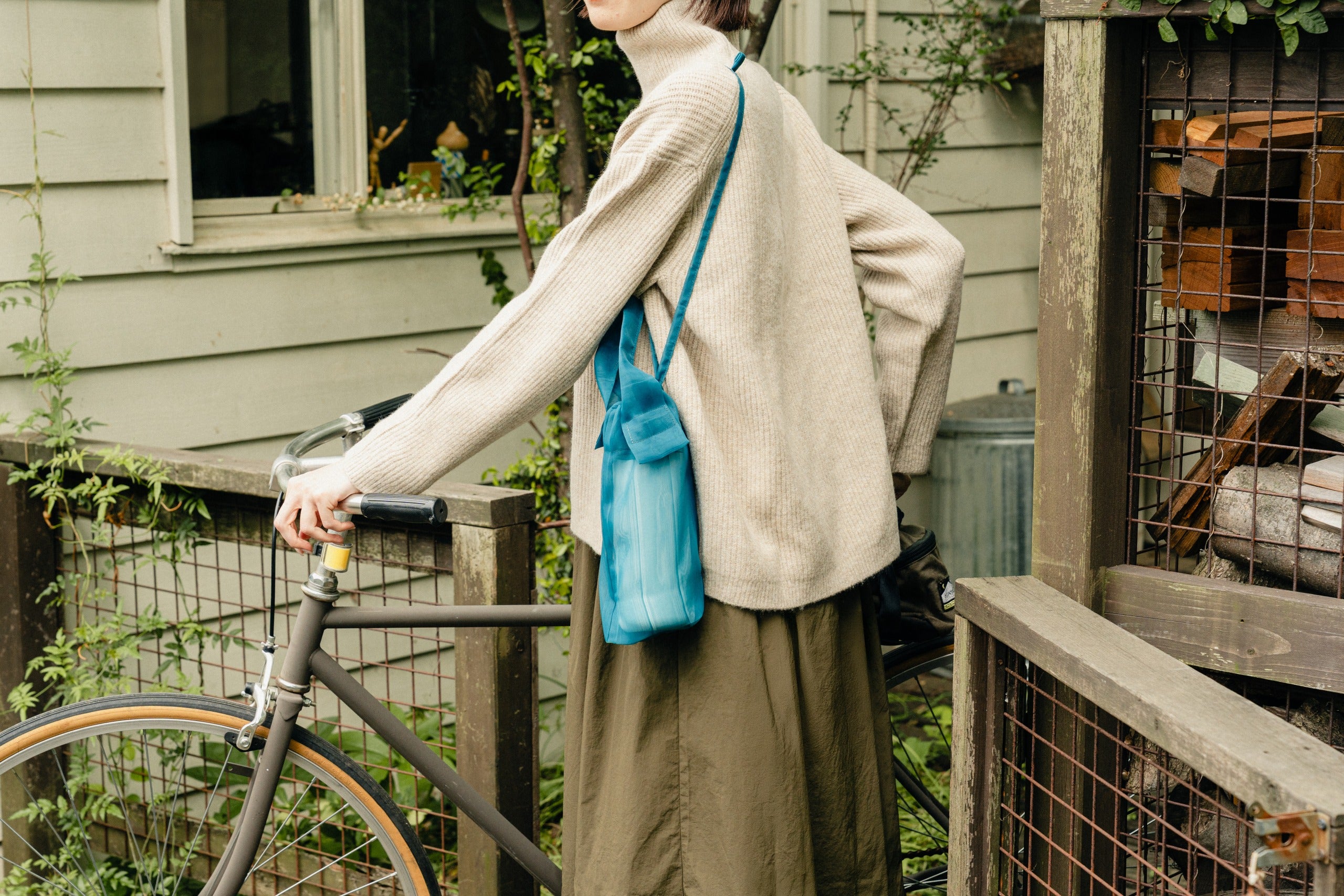 すけるボトルバッグ｜SUKERU BOTTLE BAG mate-mono (BLACK