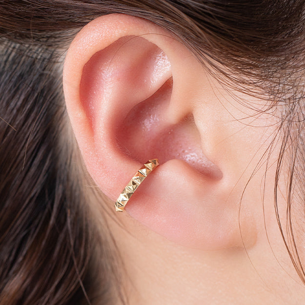 K18/Pt「ボルキエ」イヤーカフ｜【オレフィーチェ】Orefice