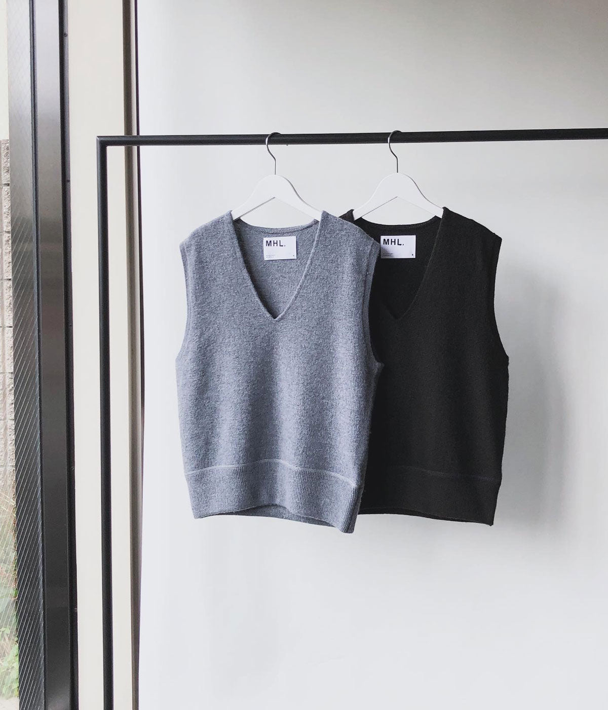 MHL./FELTED DRY WOOL KNITWEAR VEST WOMENS