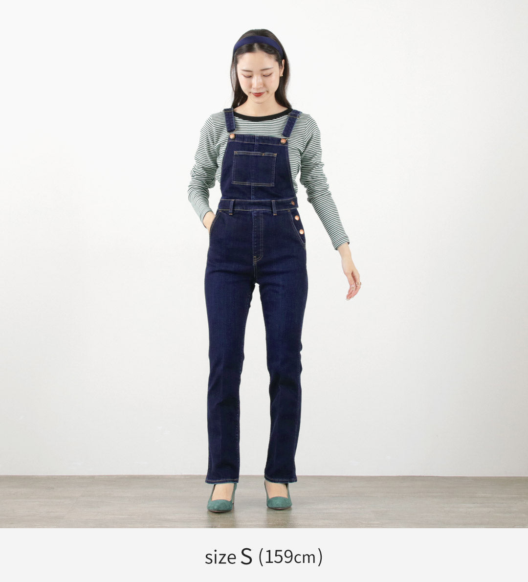 50％OFF】RED CARD（レッドカード） Lauryn スリム オーバーオール